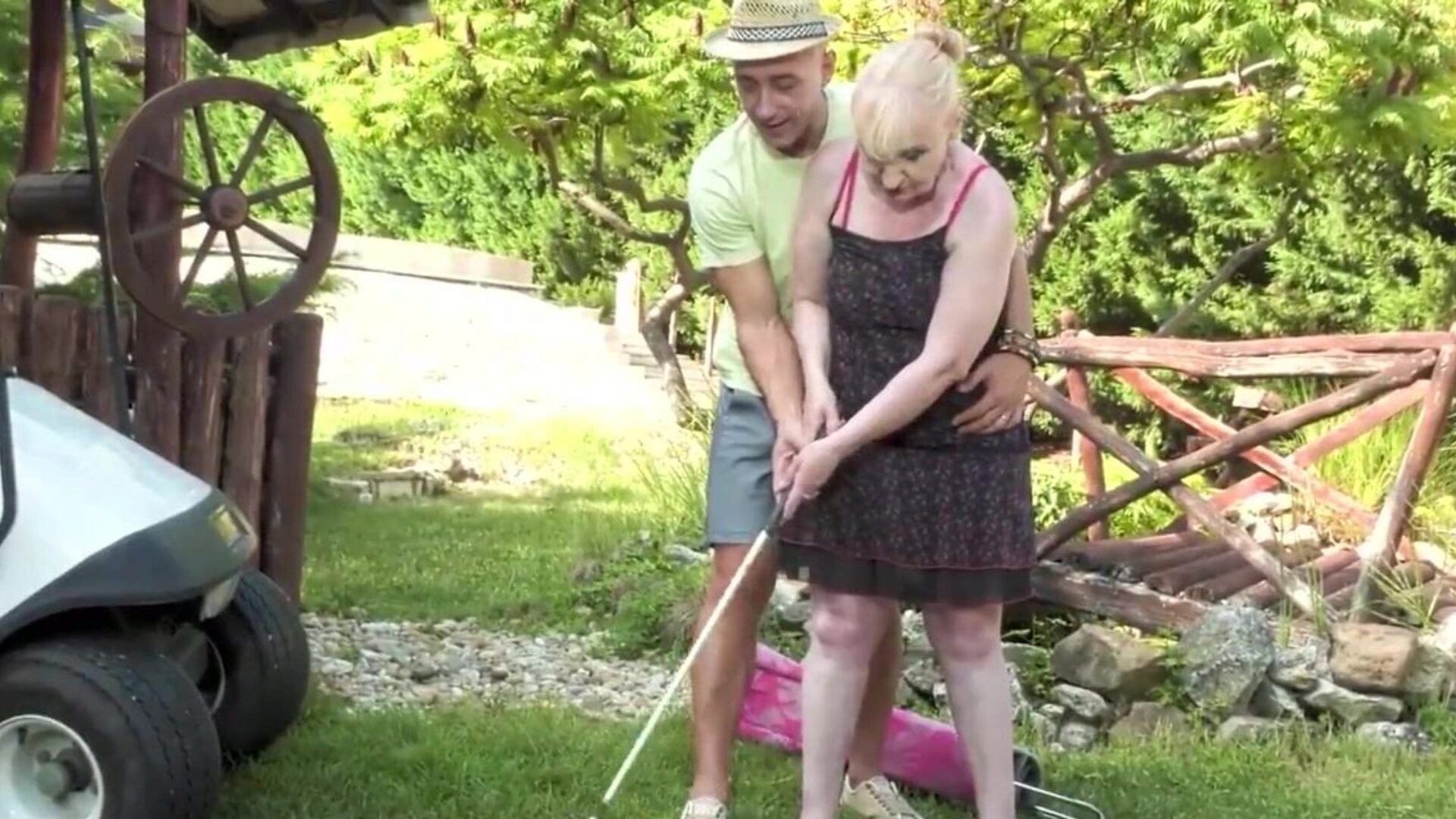 Mature GILF Loves It Doggy With His Big Cock Down Her Hole Nanney and Mugur